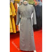 Подрясник греческий  48 по 62 ,серый,костюмный габардин