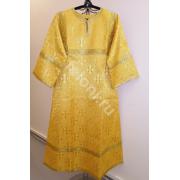 Стихарь длина 135 см. желтый, из шелка