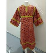 Стихарь длина 130 см. красный, из шелка